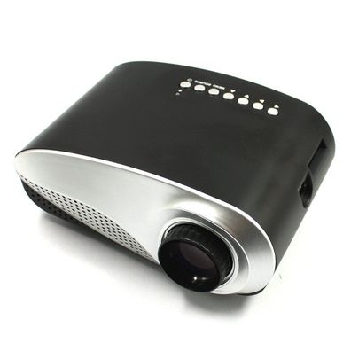 Tragbarer Mini LED Projektor für Home Cinema: Unterstützung für AV und HDMI