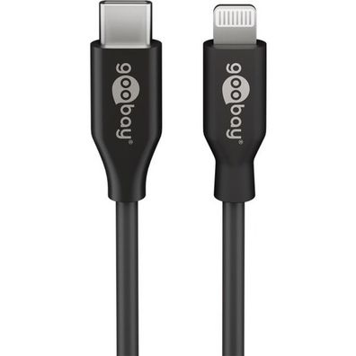 goobay Kabel Lightning USB-C bk 0,5m 39428 - Goobay 39428 - (PC Zubehoer / ...
