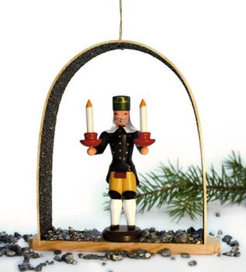 Baumbehang Bergmann im Bogen bunt Höhe=13cm NEU Christbaumschmuck Weihnachten Ba