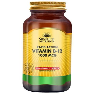 Sunshine Nutrition, Vitamin B12, Depot, 1000mcg, 100 Weichkapseln