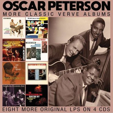 Oscar Peterson (1925-2007): More Classic Verve Albums (8LPs auf 4 CDs) - - (CD / M)