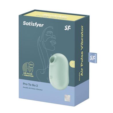 Satisfyer Druckwellenvibrator "Pro To Go 2" 8,5 cm Mint