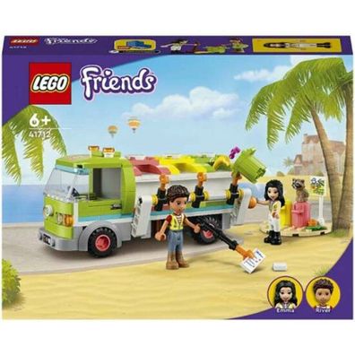 LEGO 41712 Friends Recycling-Auto Spielzeug-Müllwagen und Mini-Figuren