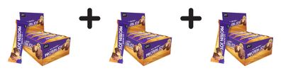 3 x QNT Protein Joy Bars (12x60g) Caramel Cookie Dough