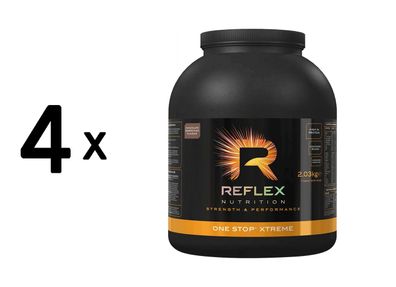 4 x Reflex Nutrition One Stop Xtreme (2.03kg) Chocolate Perfection