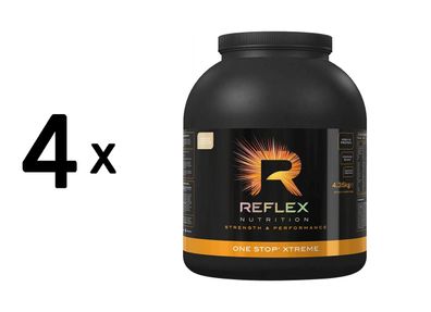 4 x Reflex Nutrition One Stop Xtreme (4.35kg) Cookies and Cream
