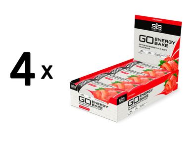 4 x SIS GO Energy Bake (12x50g) Strawberry
