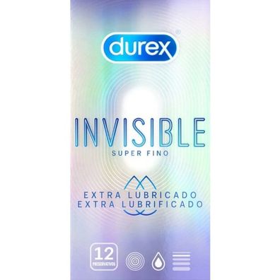 Durex preservativo invisible lubric 12ud