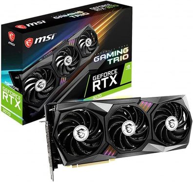 MSI GeForce RTX 3070 GAMING TRIO Gaming Grafikkarte - RTX 3070, 8GB GDDR6X