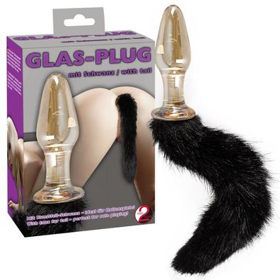 Glas Plug with tail