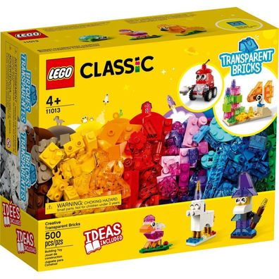 LEGO Kreativ-Bauset KreativBauset mit durchsichtigen Steinen 4+ (11013)
