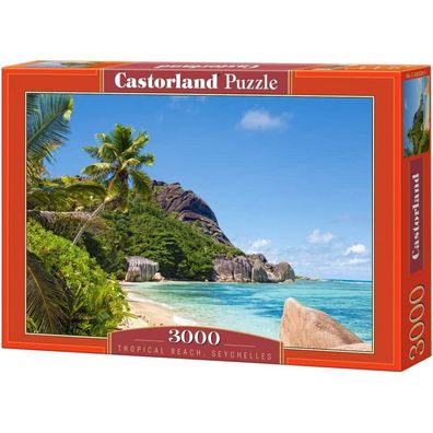 Castorland Tropical Beach Puzzle, Seychellen 3000 Teile