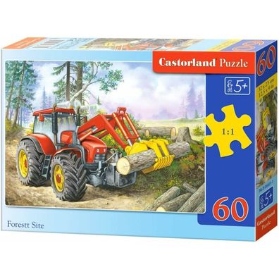 Castorland Waldtraktor-Puzzle 60 Teile