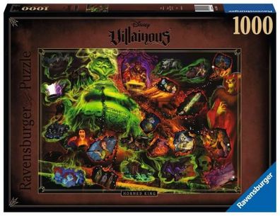 Ravensburger - Puzzle 1000 Disney Villainous Horned King - Ravensburger ...