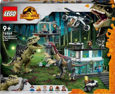 LEGO 76949 Jurassic World Giganotosaurus&Therizinosaurus Bausatz Noppensteine