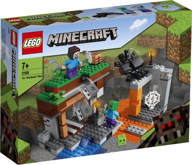 LEGO 21166 Minecraft Die verlassene Mine Bausatz Klemmbausteine Noppensteine