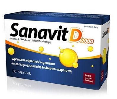 Vitsana D 2000 - Hochwertiges Vitamin D Nahrungsergänzungsmittel