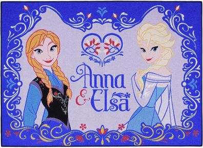 Frozen Eiskönigin Anna Elsa Spielteppich 95x133 cm play mat NEU Princess Disney