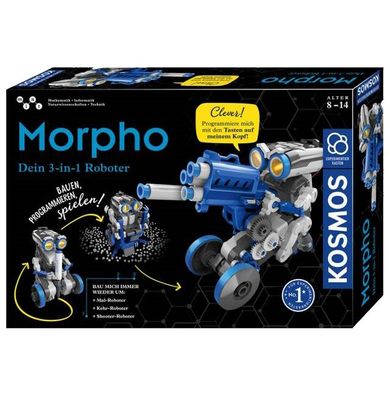 Kosmos 620837 Morpho Dein 3-in-1 Roboter Malroboter Shotter Experimentierkasten
