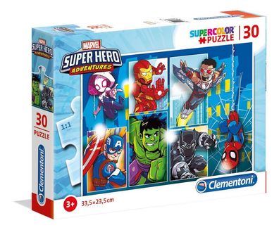 Marvel Super Hero Adventures - 30 Teile Puzzle - Super Color