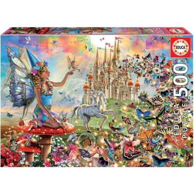 Puzzle Educa Fairies and Butterflies 500 pcs