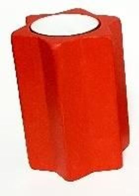 Tischdekoration Teelichthalter Stern rot BxHxT 6,5x9x6,5cm NEU Weih