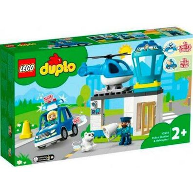 LEGO 10959 DUPLO Polizeistation mit Hubschrauber und Polizeiauto