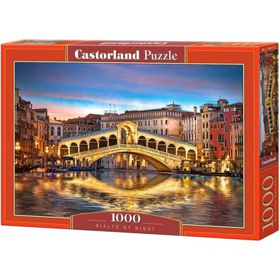 Castorland Puzzle Nachtbrücke Rialto, Venedig 1000 Teile