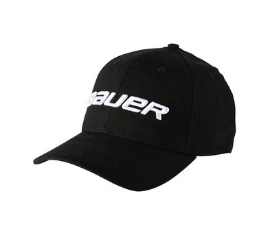 Cap Bauer Core Fitted Junior - Farbe: schwarz