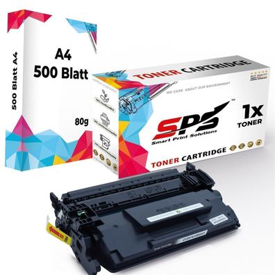 Druckerpapier A4 + 1x Kompatibel für HP Laserjet Pro M501 Toner 87A CF287A Schwarz