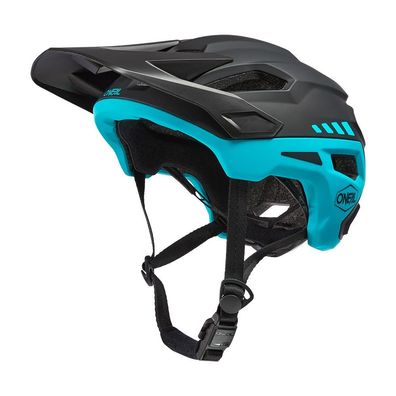 O'NEAL Bike Helm Trailfinder Split Black/ Teal - Größe: L/ XL (59-63 cm)
