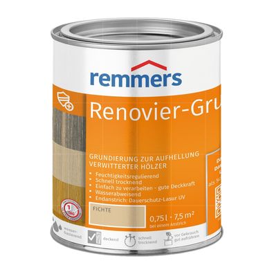Remmers Renovier-Grund Spezial-Grundierung zur Aufhellung 0.75L FICHTE