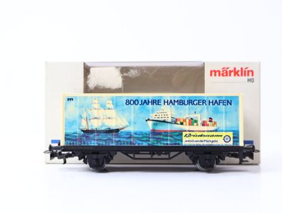 Märklin H0 Güterwagen Containerwagen 800 Jahre Hamburger Hafen Brinkmann