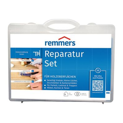 Remmers Reparatur-set - 1 ST 14-tlg, mit Schmelzer (incl. Batterien), 11 Farben