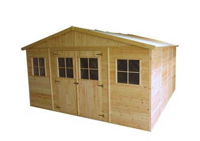 Gartenhaus Innsbruck - 4,14 x 4,20 Meter aus vorgefertigten Elementen