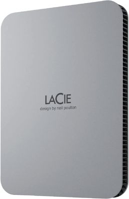 LaCie Mobile Drive 1 TB externe Festplatte (2022) 6,35 cm USB-C/ USB 3.2 silber