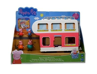 Peppa Pig Adventures, Family Wohnmobil Wohnwagen mit Figure und Zubehör * A