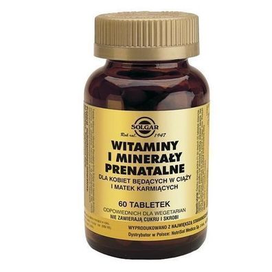 Solgar Prenatal Multivitamin & Mineralien 60 Tabletten