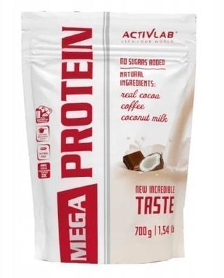 ActivLab Mega Protein Kokos-Schokolade, 700g - Hochwertiges Protein für Ihr Training