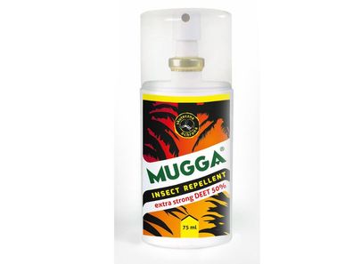 Mugga Insektenspray Schutzmittel Insektenschutz Spray Extra Stark 50% DEET 75ml