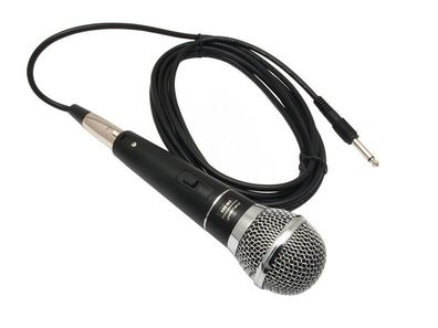 Dynamisches Mikrofon Gesangmikrofon Ein-/ Ausschalter 4m Kabel Mic Microphone