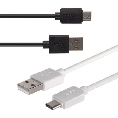 1 Meter USB Kabel Anschlusskabel C-Stecker auf A-Stecker Ladekabel Super Speed