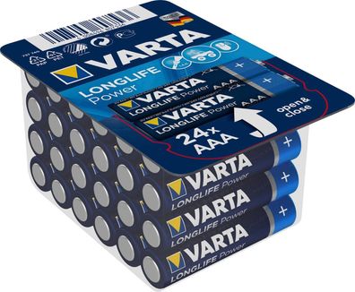 24x Varta Batterien Big Box AA AAA Mignon Micro 1,5V lange Lebensdauer Kapazität