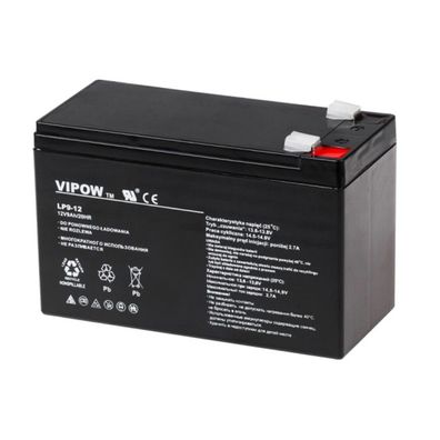 Gelakkumulator Gel Batterie VIPOW 12V 9Ah Spannung: 12 V Kapazität: 9 Ah