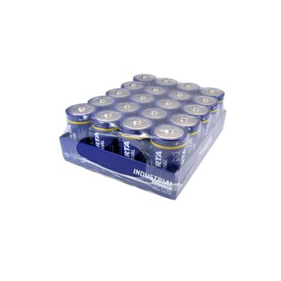 20x D MONO Batterien | VARTA Industrial Serie | LR20 17000mAh | 20er Pack