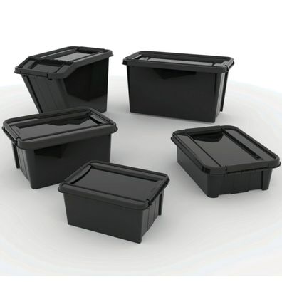 Aufbewahrungskasten Box Kasten Lagerbehältern mit Deckel ProBox Recycle QR