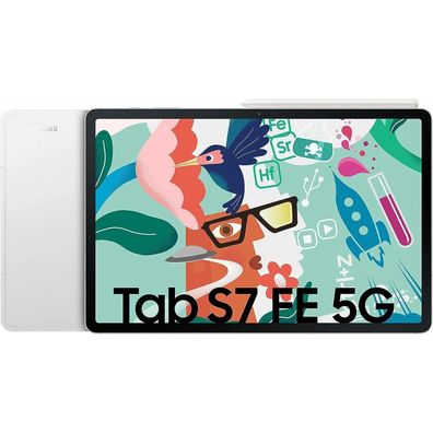 Samsung Galaxy Tab S7 FE 5G Tablet 31,5 cm (12,4 Zoll) 64 GB mystik silber