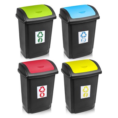 Abfallbehälter für Entmischung 25L-Behälter schwenken Müll- & Abfalleimer