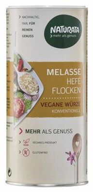 Naturata 3x Melasse Hefeflocken, Dose, konventionell 150g