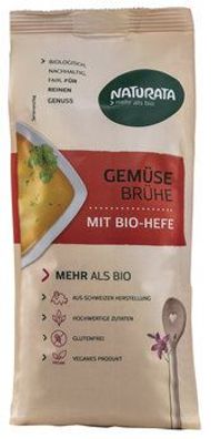 Naturata 6x Gemüsebrühe mit Bio-Hefe, Nachfüllbeutel 500g